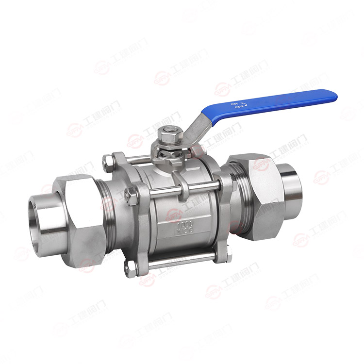 三片式手动活套球阀