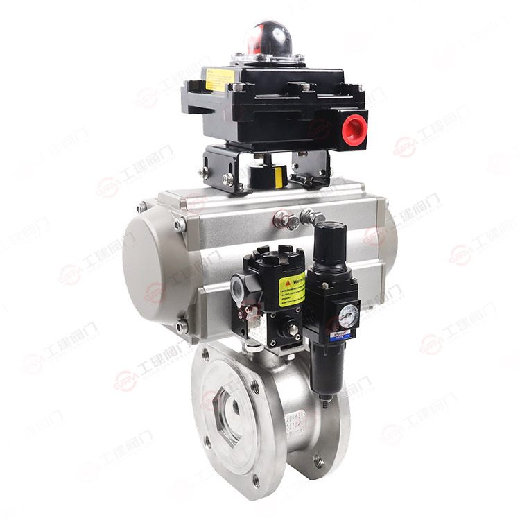 气动对夹薄型球阀