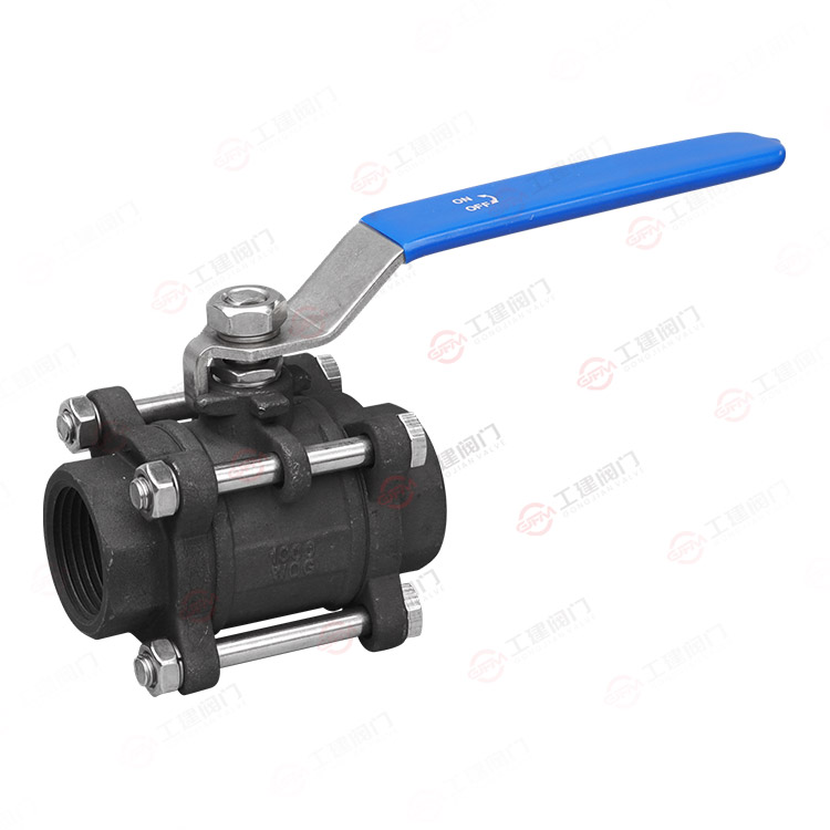 三片式碳钢球阀