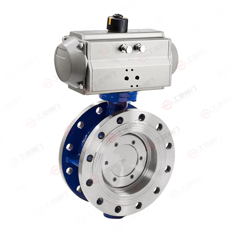 气动硬密封法兰蝶阀