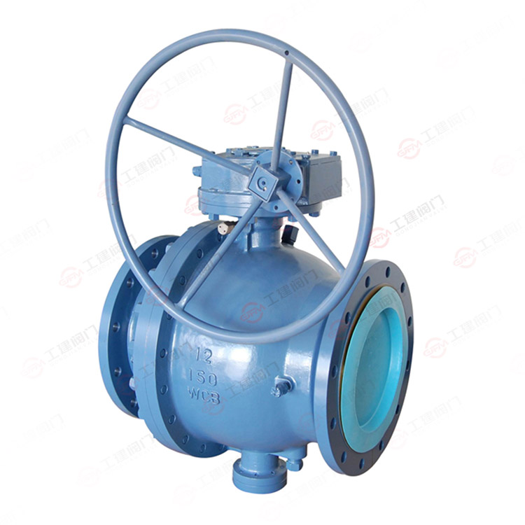 蜗轮固定式法兰球阀