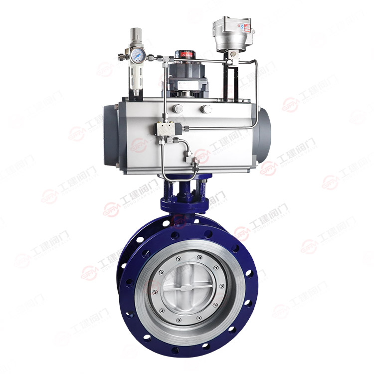 气动硬密封法兰蝶阀